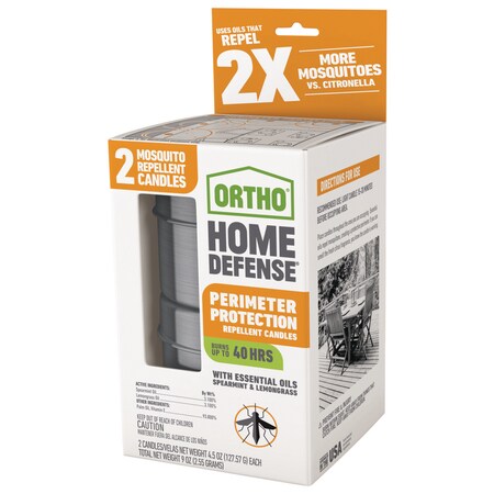Ortho Hd Repellent Candle 2Pk 4381012